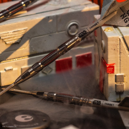 TARGET x STAR WARS - 22g - X WING - Steel Tip Swiss Point - 90% Tungsten Darts