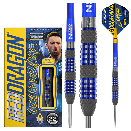 RED DRAGON - Luke Humphries TX2 Atomised Darts - 90% Tungsten - 22g