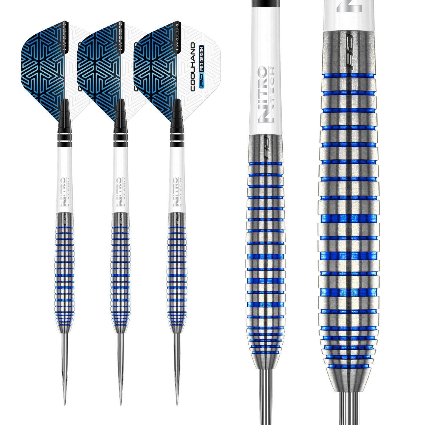RED DRAGON - Luke Humphries TX3 Cool Blue SE Darts - 90% Tungsten - 24g