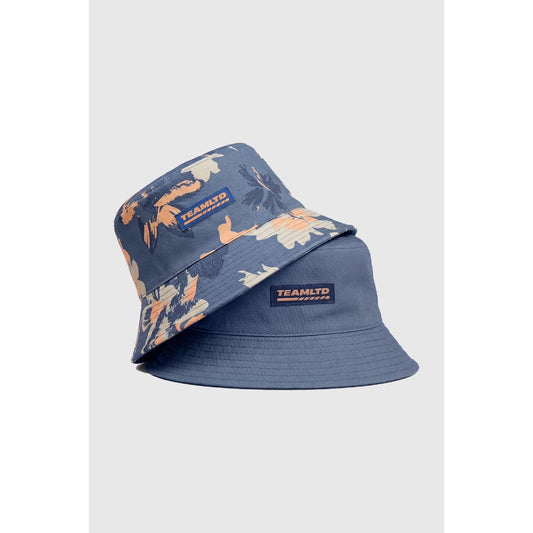 TEAMLTD - BUCKET HAT (REVERSIBLE) | Blue Hibiscus