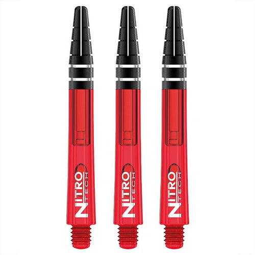 RED DRAGON - Nitrotech Composite Dart Shafts - 42mm Medium Red