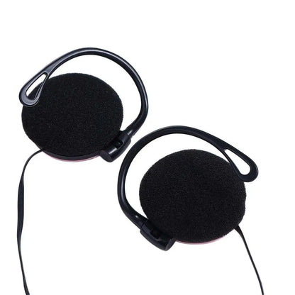 3.5mm Bass Headphones Ear Hook Headset Sports Earphone Wired Earpiece For Mp3 Computer Mobile Telephone