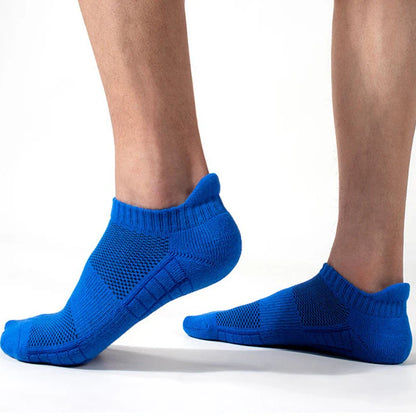 10/20 Pairs Ankle Socks Men Women Mesh Breathable Cotton Couple Student Ear thletic Sports Running Solid Color Boat Socks Summer