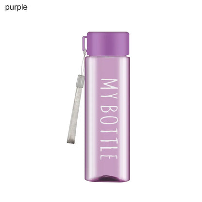 500ml Sports Water Cup Large Capacity Men Women Summer Outdoor Portable Plastic Water Bottle Coffee Juice Cup Water Bottle