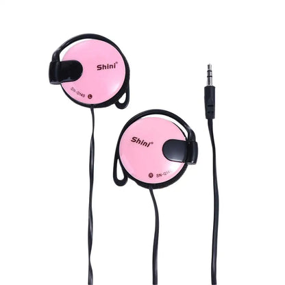 3.5mm Bass Headphones Ear Hook Headset Sports Earphone Wired Earpiece For Mp3 Computer Mobile Telephone
