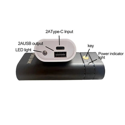 2 slots 18650 Battery Charger Portable Power Bank Kit DIY Fast Charging- Power Bank Shell Case Box Power Bank Charge Storage Box