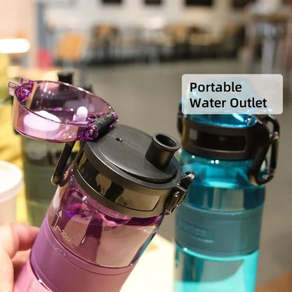 500ML Portable Sport Water Cup Exercise Water Container Large Capacity Student Mug Outdoor Travel Sport Drink Water Bottle