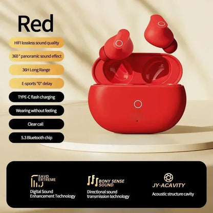 Buds 4 Pro Wireless Earbuds Bluetooth Earphones Noise Reduction Headphones HiFI Stereo Sound Built-in Mic Headset