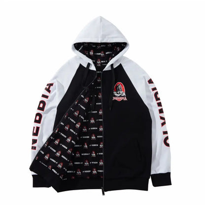 2025 Latest 60th Anniversary Olympia Embroidered Hoodie Sweater Fitness Bodybuilding Athlete