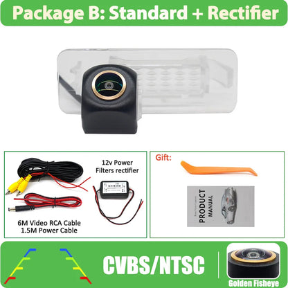 Car Reversing Camera For Smart Fortwo 451 For Four Smart ED Car HD Night Vision CVBS 1080P FishEye Vehicle Rear View Camera