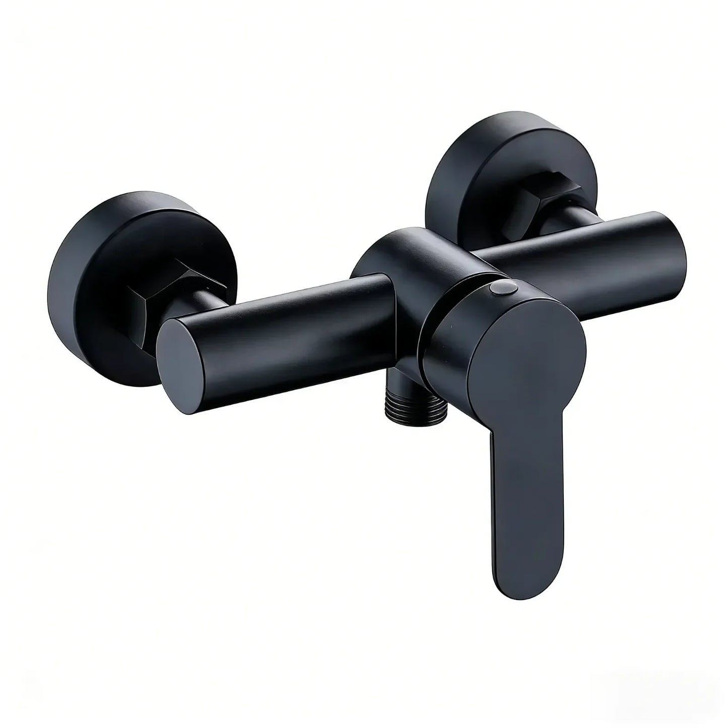 304 Stainless Steel Bathroom Shower Faucet Wall Mounted Triple Tub Faucet Hot and Cold Water Mixing Valve Faucet with G1/2 Inch