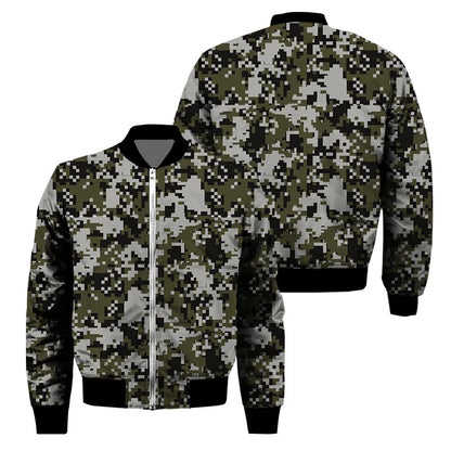 Classic 3d Print Camouflage Zipper Jacket For Men Outdoor Sports Camo Jackets Cool Street Spring Autumn Long Sleeves Coat Tops