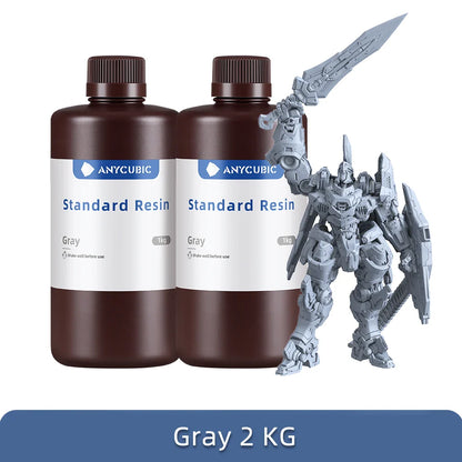 ANYCUBIC Standard Resin 405nm UV Resin LCD 3D Printer Photosensitive Resin For Photon Mono 7 Pro Figurines 3D Printing Materials
