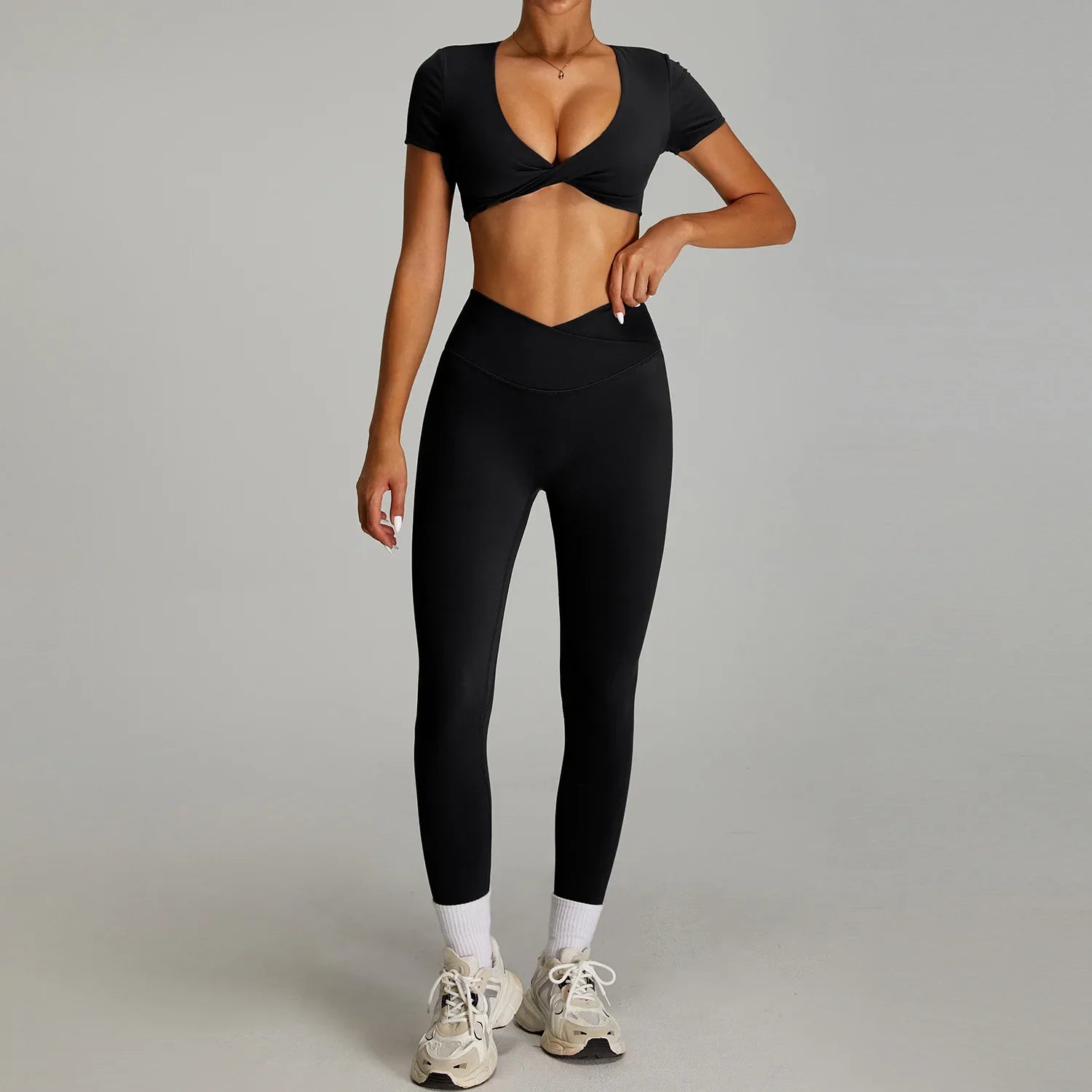 2 Pieces Sportswear Women Yoga Set Gym Clothes Sportswear Yoga Suits Fitness Set Tracksuits Sports Bra Gym Outfits Leggings