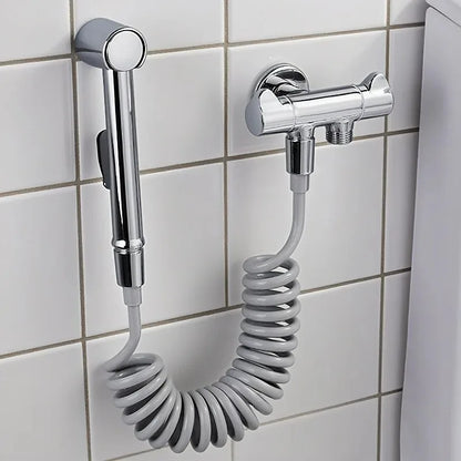 2/3/5 Meters Spring Shower Hose Plastic Telephone Line Shower Hose Water Pipe Tube for Bedroom Personal Cleaning and Pet Bathing