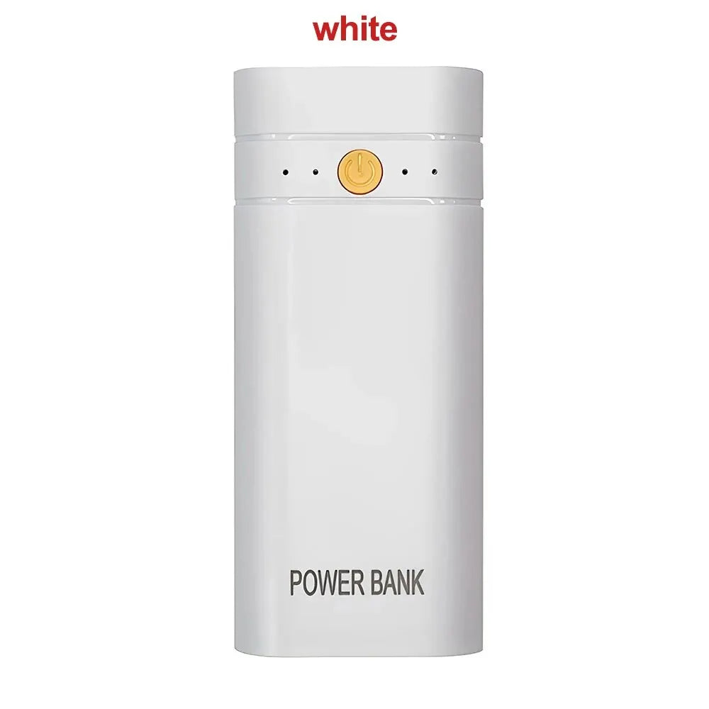 2 slots 18650 Battery Charger Portable Power Bank Kit DIY Fast Charging- Power Bank Shell Case Box Power Bank Charge Storage Box