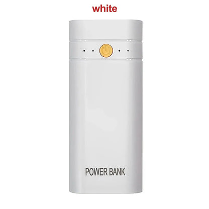 2 slots 18650 Battery Charger Portable Power Bank Kit DIY Fast Charging- Power Bank Shell Case Box Power Bank Charge Storage Box