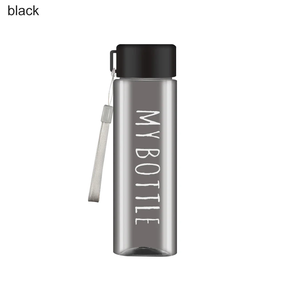 500ml Sports Water Cup Large Capacity Men Women Summer Outdoor Portable Plastic Water Bottle Coffee Juice Cup Water Bottle