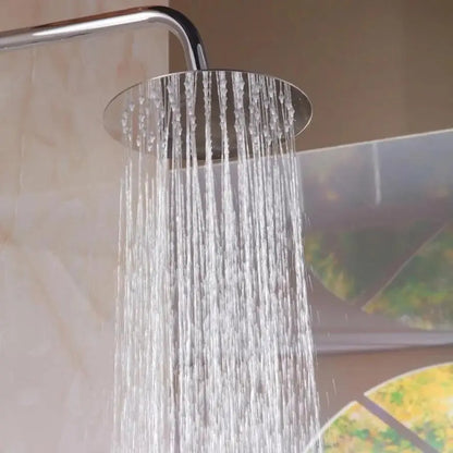 1 Pcs 8-inch 304 Stainless Steel Showerhead Top Showerhead Pressurized Shower Head Bathroom Showerhead Shower Head Single Head