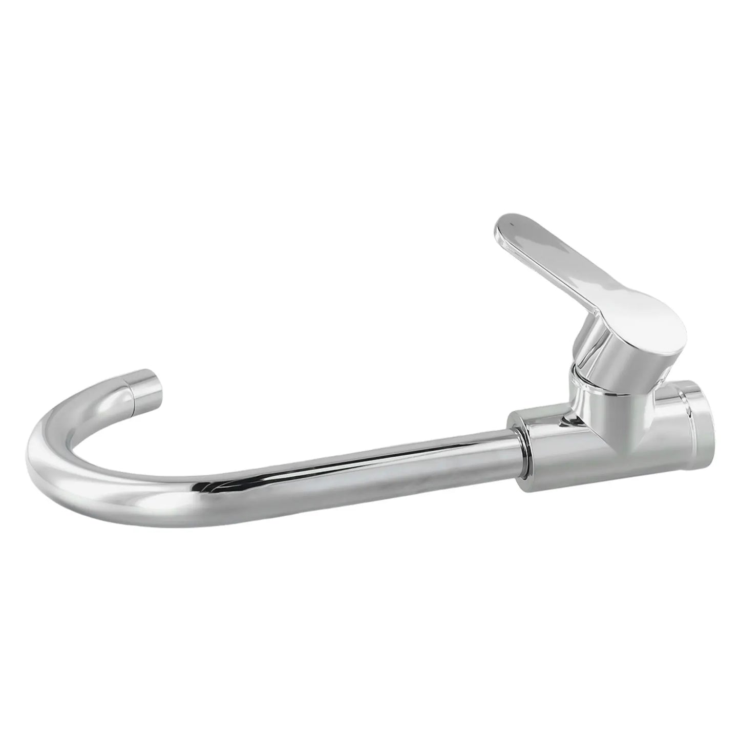 Bathroom Faucet Polished Chrome Plated Swivel Basin Sink Cold Hot Mixer Tap Kitchen Faucet, Sink Vertical Faucet New