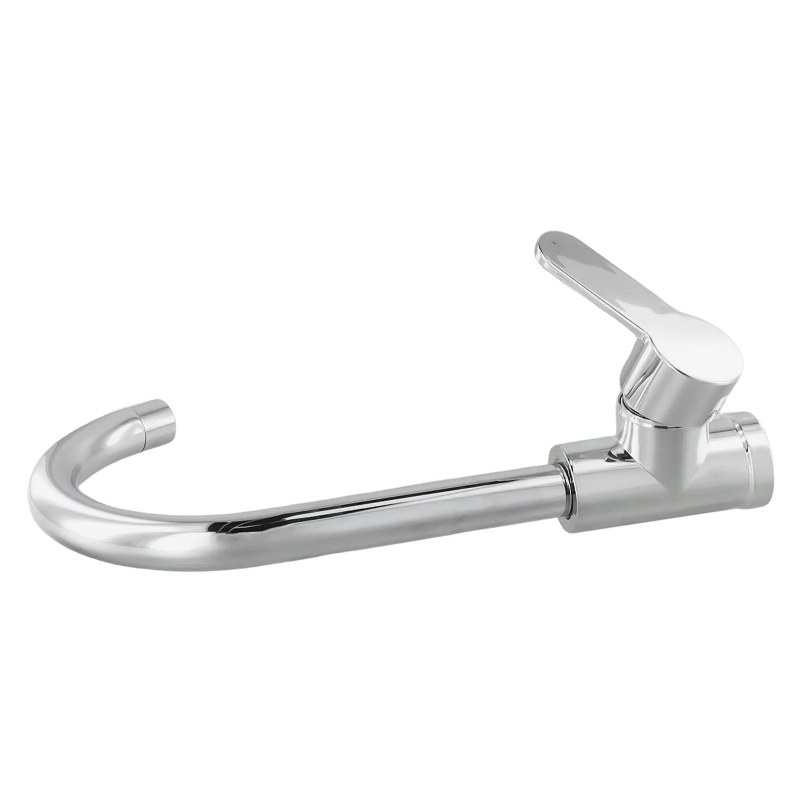 Bathroom Faucet Polished Chrome Plated Swivel Basin Sink Cold Hot Mixer Tap Kitchen Faucet, Sink Vertical Faucet New