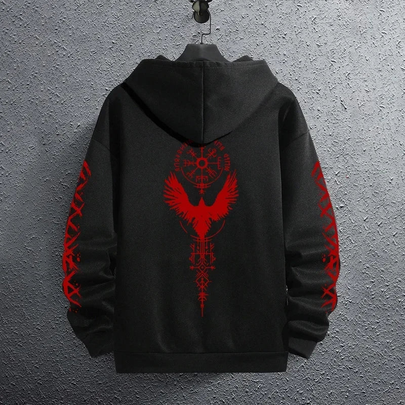 2025 Brand New Black Sweatshirts Autumn Winter Male Daily Casual Sporty Jogging Hoodie Men's Outwear Fashion Pullover