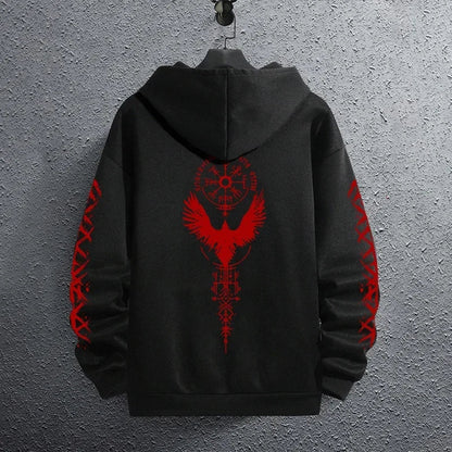2025 Brand New Black Sweatshirts Autumn Winter Male Daily Casual Sporty Jogging Hoodie Men's Outwear Fashion Pullover