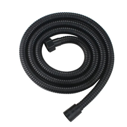 1.5/2M Stainless Steel Black/Silver Hose Extended Tube Bathroom Shower Water Pipe Drawer Bathroom Accessories Pipes