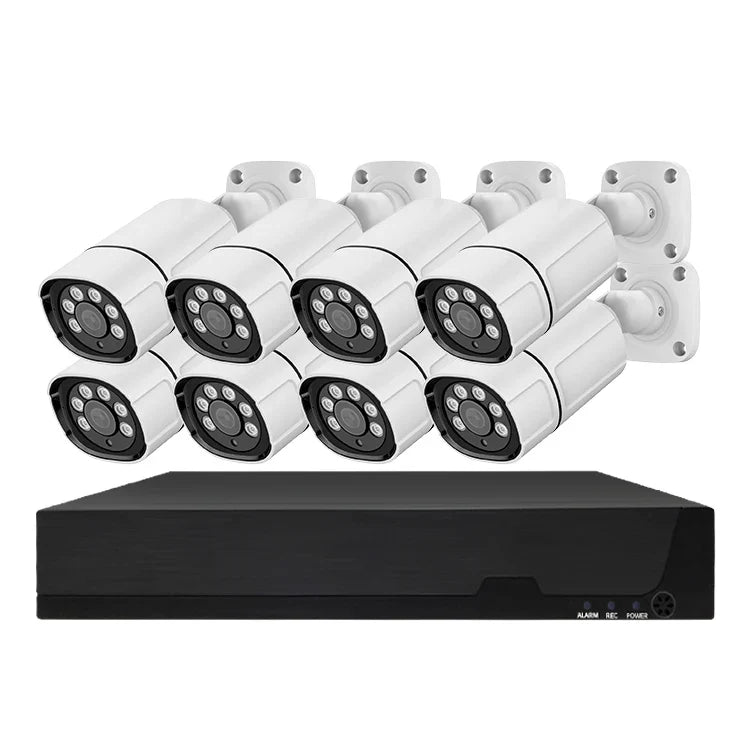 4mp 5mp 4k 8mp 8ch Security Poe Camera System Outdoor Home Poe Nvr Kit Cctv Ip Cameras Surveillance Security Camera System
