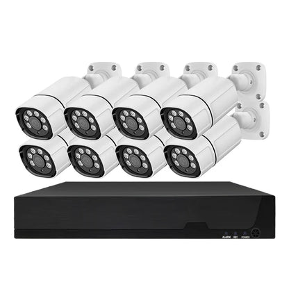 4mp 5mp 4k 8mp 8ch Security Poe Camera System Outdoor Home Poe Nvr Kit Cctv Ip Cameras Surveillance Security Camera System