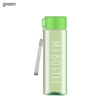 500ml Sports Water Cup Large Capacity Men Women Summer Outdoor Portable Plastic Water Bottle Coffee Juice Cup Water Bottle
