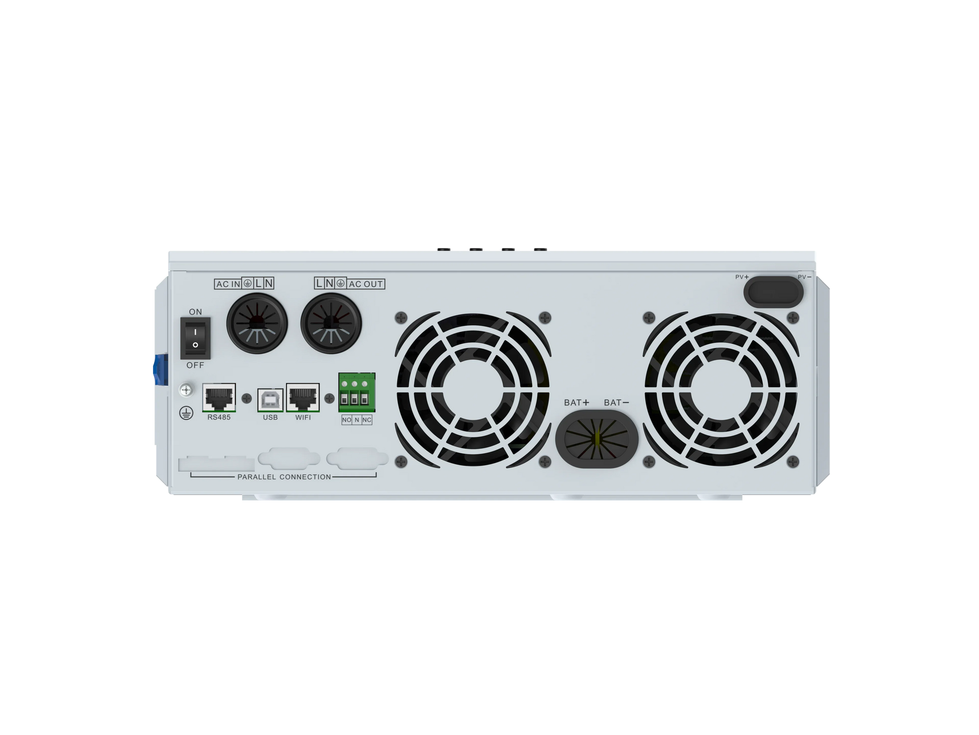 5000W 5KW Hybrid Solar Inverter Off Grid 48V DC to 110V 120V 220V AC Output with 80A MPPT Solar Charger Max 500V PV  HSI5000U