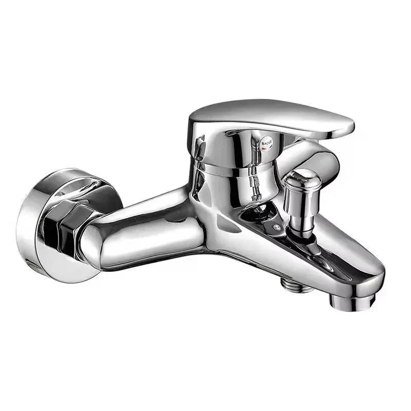 Bathroom Shower Faucet Mixing Valve Wall Mounted Hot Cold Water Taps Household Toilet Bathtub Faucet Bathroom Accessories