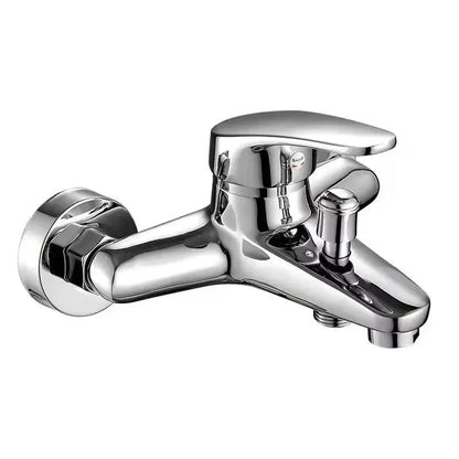Bathroom Shower Faucet Mixing Valve Wall Mounted Hot Cold Water Taps Household Toilet Bathtub Faucet Bathroom Accessories