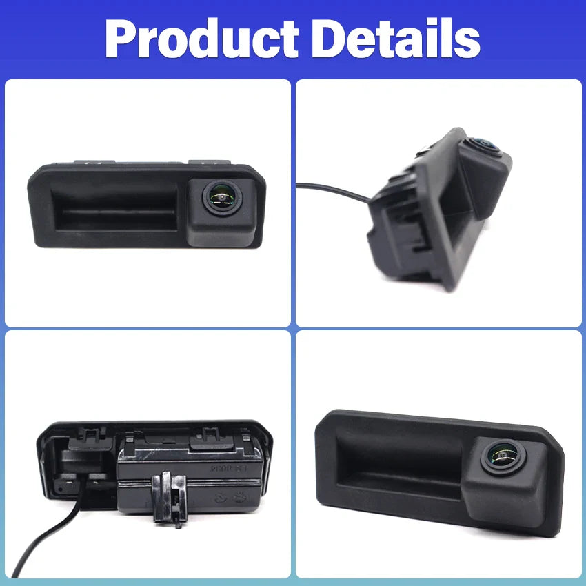 Car Parking Camera For Seat Ateca 2016~2023 Arona 2017~2023 Fisheye Lens Trunk Handle Rear View Camera HD CCD Night Vision