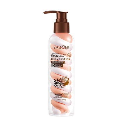 1 Bottle of 200ml Coconut Marshmallow Body Lotion, Suitable for All Light Beige Skin Tones, Deep Moisturizing Formula, Non-Greasy Moisturizer, Ideal as a Holiday Gift, Suitable for Both Men and Women, Daily Skincare Routine,
