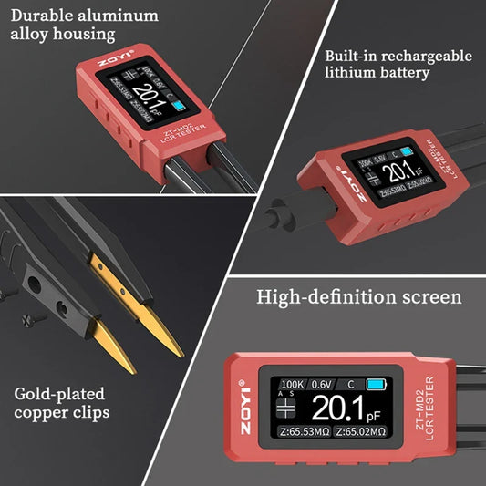 -MD2 Digital Smart Tweezer Meter for Resistance Capacitance Inductance Intelligent Digital Tweezers Calibration Board
