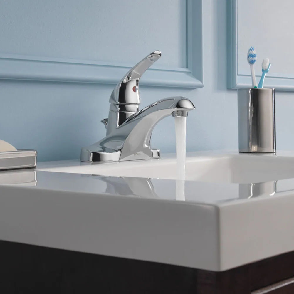 Bathroom Faucet Double-Hole Basin Hot And Cold Water Faucet For Toilet Kitchen Bathroom Plastic Steel Sink Mixer Tap