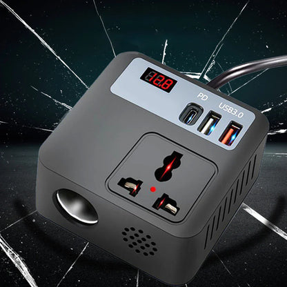 200W Car Power Inverter 12V To 220V Converter 200W Continuous Power 12V To 220V Inverter 200W Inverter Direct installation Car