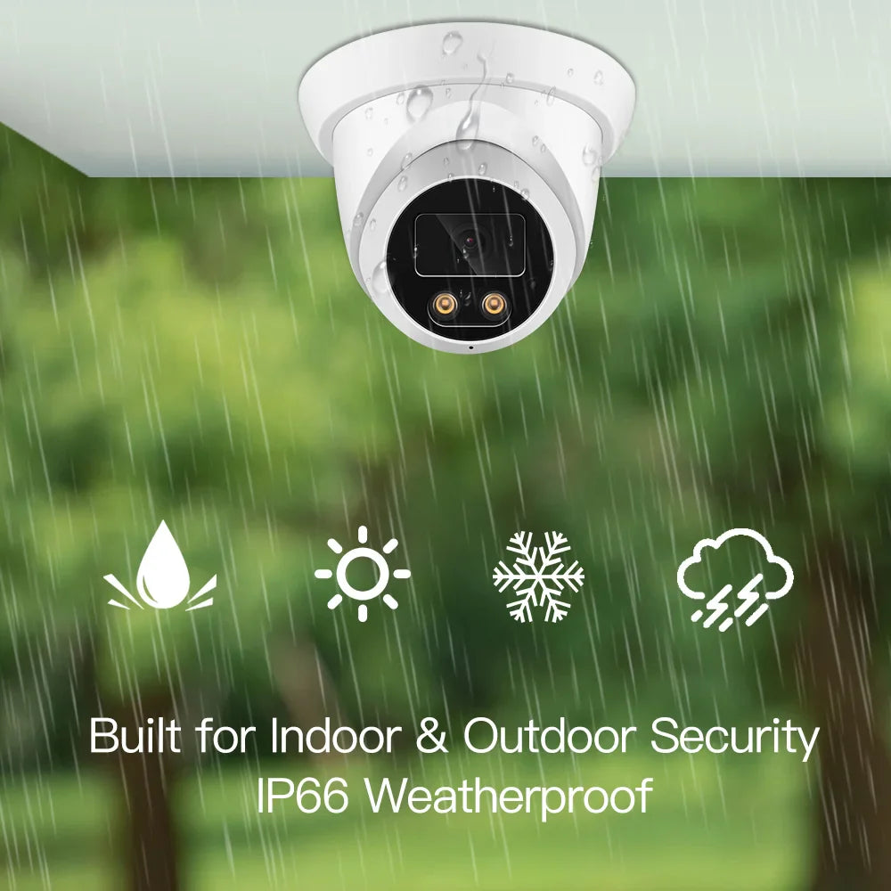 ASECAM 4K Security CCTV Camera System Kit 8MP Face Detect Audio NVR POE AI Outdoor Home Video Surveillance Camera Xmeye