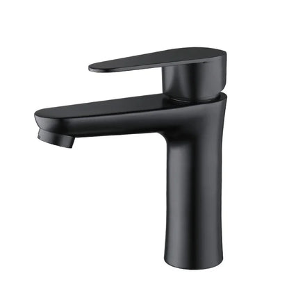 Bathroom Basin Faucet Cold & Hot Water Mixer Sink Tap Black Single Handle High Quality Kitchen Bathroom Accessory