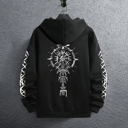 2025 Brand New Black Sweatshirts Autumn Winter Male Daily Casual Sporty Jogging Hoodie Men's Outwear Fashion Pullover