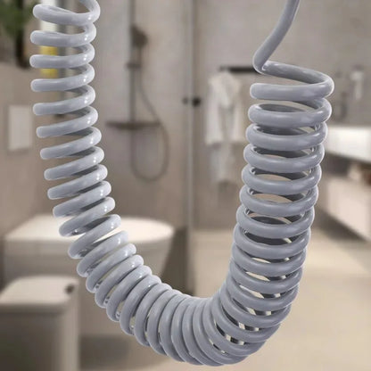 2/3/5 Meters Spring Shower Hose Plastic Telephone Line Shower Hose Water Pipe Tube for Bedroom Personal Cleaning and Pet Bathing