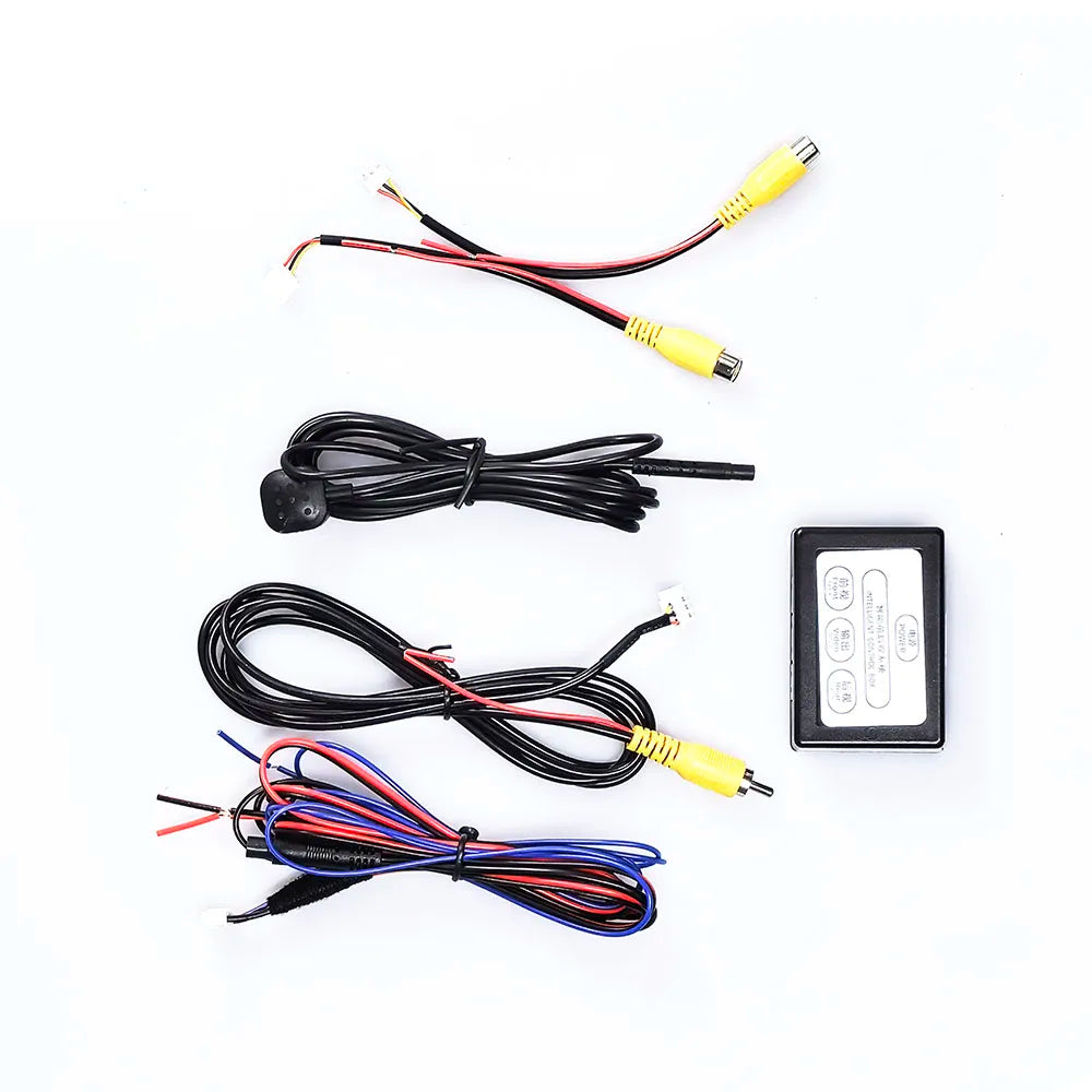 Car Parking Camera Video Channel Converter Auto Switch Front /View Side/Rearview Rear View Control Box with Manual