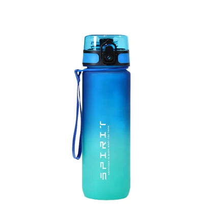 500ML/650ML/1000ML Large Capacity Sports Bottle Motivational Leak Proof Portable Reusable Plastic Cups Outdoor Travel Gym Jugs