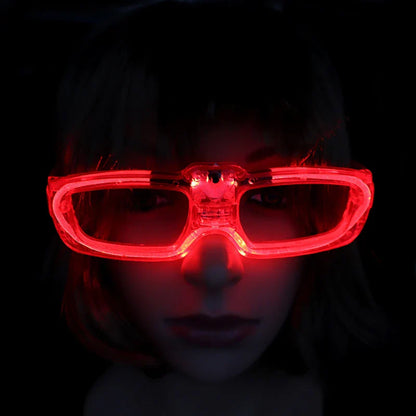 10/20/50PCS Light Up LED Glasses Glow Glasses Frame Glow in The Dark Party Supplies Neon Party Favors for Kids Adults