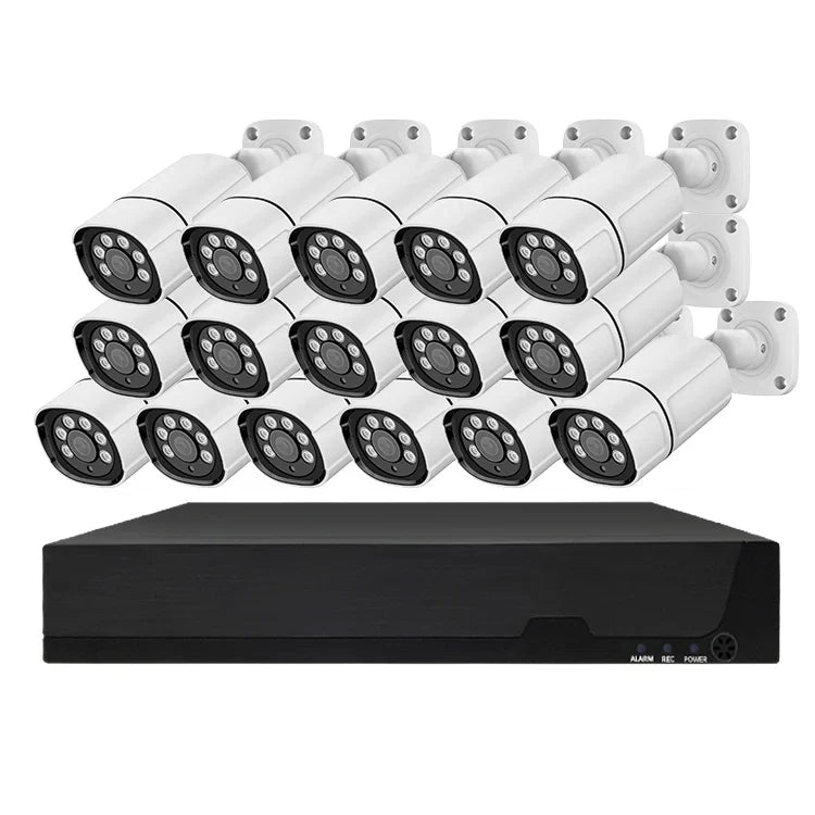 4mp 5mp 4k 8mp 8ch Security Poe Camera System Outdoor Home Poe Nvr Kit Cctv Ip Cameras Surveillance Security Camera System