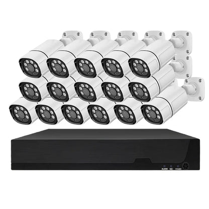 4mp 5mp 4k 8mp 8ch Security Poe Camera System Outdoor Home Poe Nvr Kit Cctv Ip Cameras Surveillance Security Camera System