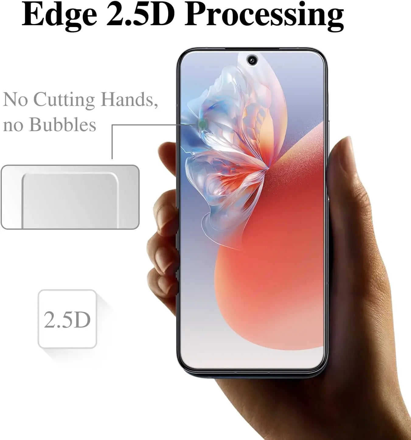 9H Tempered Glass Film For Xiaomi Redmi 15 5G 2/4Pcs HD Screen Protector Glass