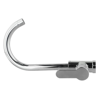 Bathroom Faucet Polished Chrome Plated Swivel Basin Sink Cold Hot Mixer Tap Kitchen Faucet, Sink Vertical Faucet New
